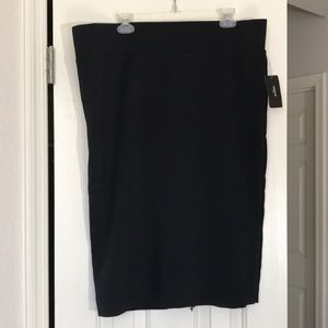 NWT Alfani Black Knit Pencil Skirt